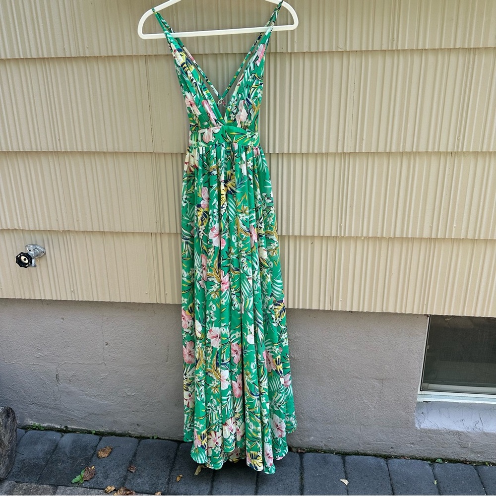 NWT Meghan LA Enchanted Garden Maxi Dress - Picture 4 of 12